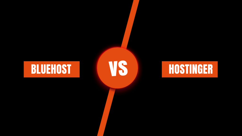Bluehost vs hostinger comparison